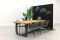 Comfort green/Murano teak - 240x100 cm. - tuinset 7-delig