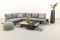 Suns Stockholm loungeset - Antraciet/teak - Light anthracite