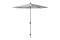 Platinum Riva stokparasol 2,5 m. rond - Light Grey