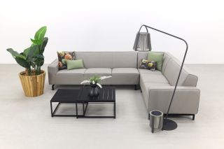 Boavista/Royalty Sunbrella loungeset - Nature Grey - 5-delig - Rechts