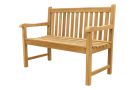 Teak houten tuinbank Bison - 120 cm.