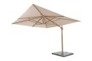 4-Seasons Hacienda zweefparasol 300 x 400 cm. - Woodlook/Sand