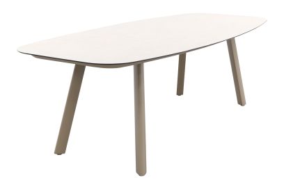 Taste Manolo tuintafel 240x103 cm. - Deens ovaal - Latte