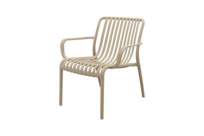 Stripe Loungestoel - Taupe