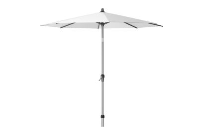 Platinum Riva stokparasol 2,5 m. rond - White