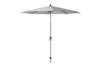 Platinum Riva stokparasol 2,5 m. rond - Light Grey