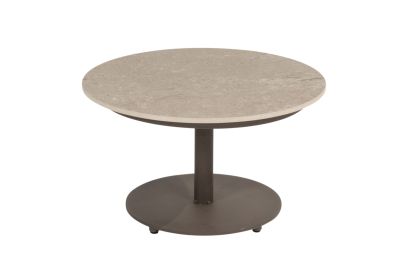 4 Seasons Outdoor Boaz koffietafel - terre/keramiek -  Ø60 cm. 