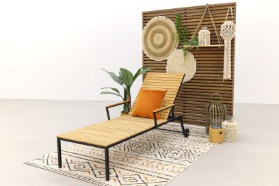 Van der Garde Lagos teak ligbed OP=OP aanbieding