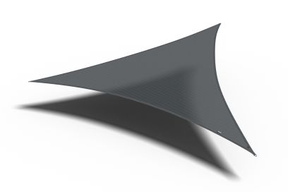 Platinum Nesling Coolfit schaduwdoek driehoek 360x360x360 cm. - antraciet