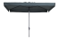 Madison stokparasol Delos Luxe Grey 200x300 cm.